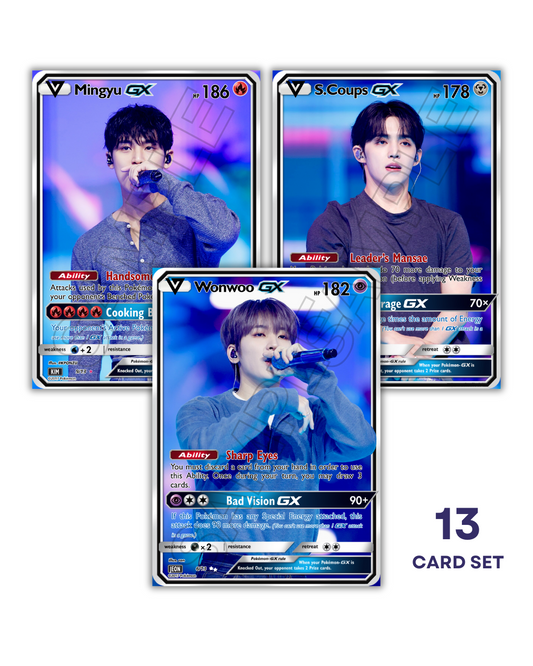 SEVENTEEN Holographic GX KPOP Photocards | 13 CARDS