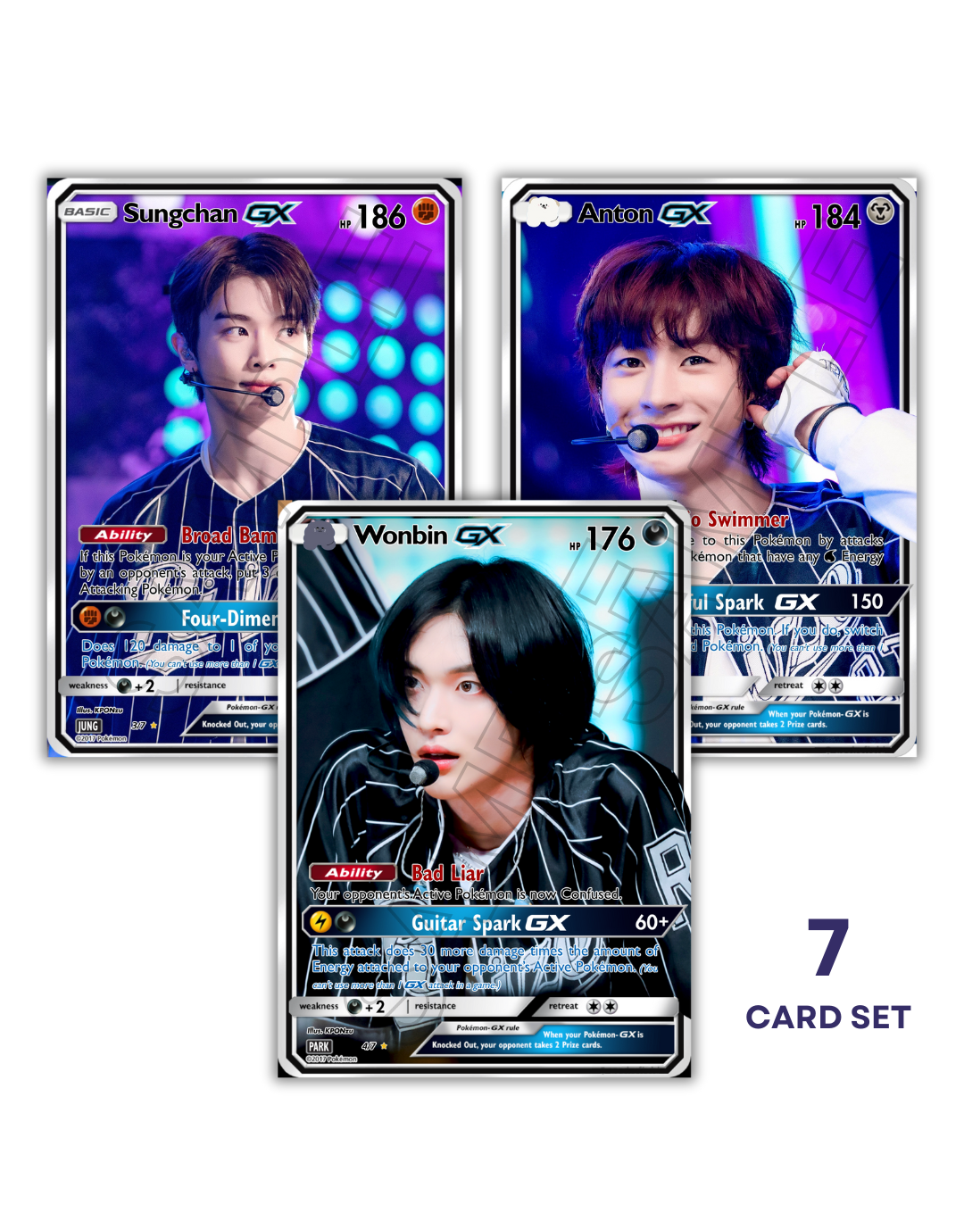RIIZE Holographic GX KPOP Photocards | 7 CARDS – KPONZU