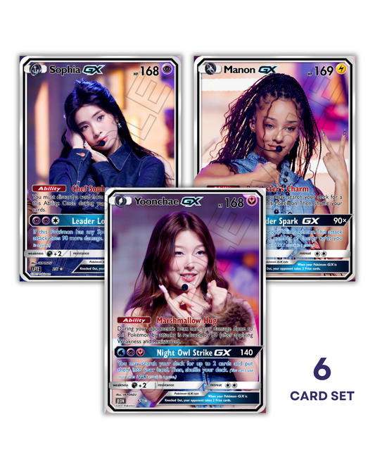 KATSEYE Holographic GX KPOP Photocards | 6 CARDS