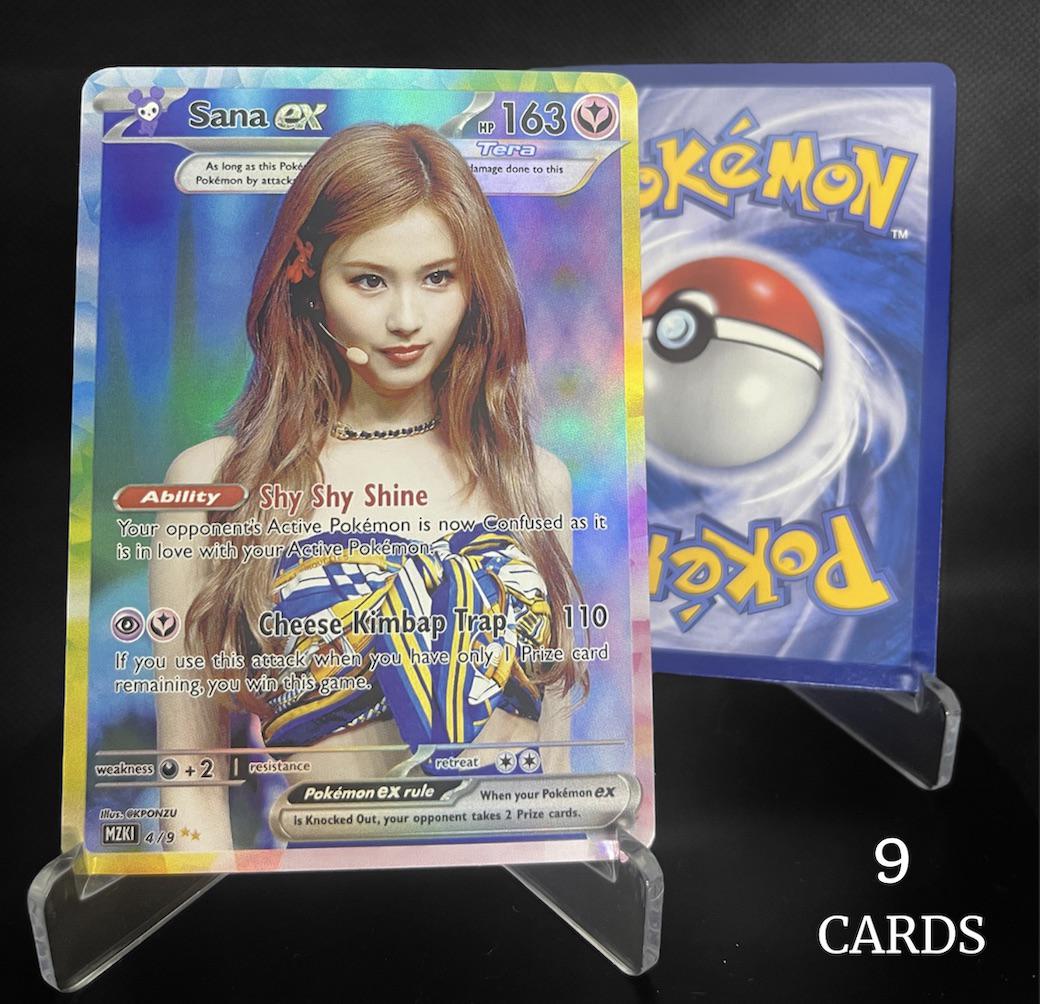 TWICE Alcohol Free Holographic TERA KPOP Photocards | 9 CARDS