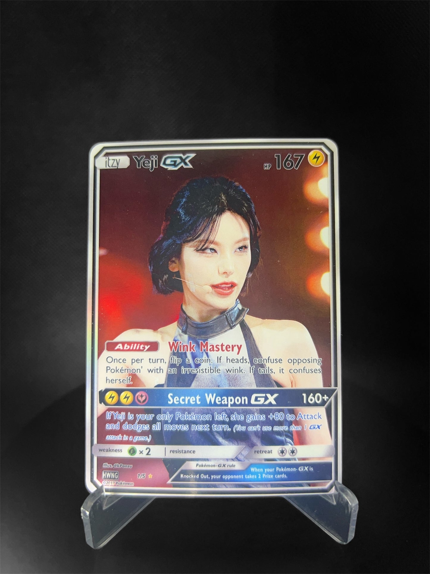 ITZY Holographic GX KPOP Photocards | 5 CARDS