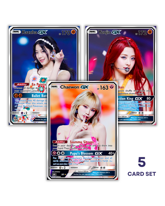 LESSERAFIM Smart Era Holographic GX KPOP Photocards | 5 CARDS