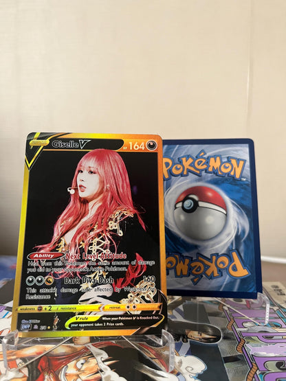 AESPA Fanmade Pokemon Photocard | Includes all 4 members, GOLD ver