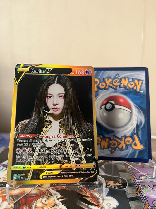AESPA Fanmade Pokemon Photocard | Includes all 4 members, GOLD ver