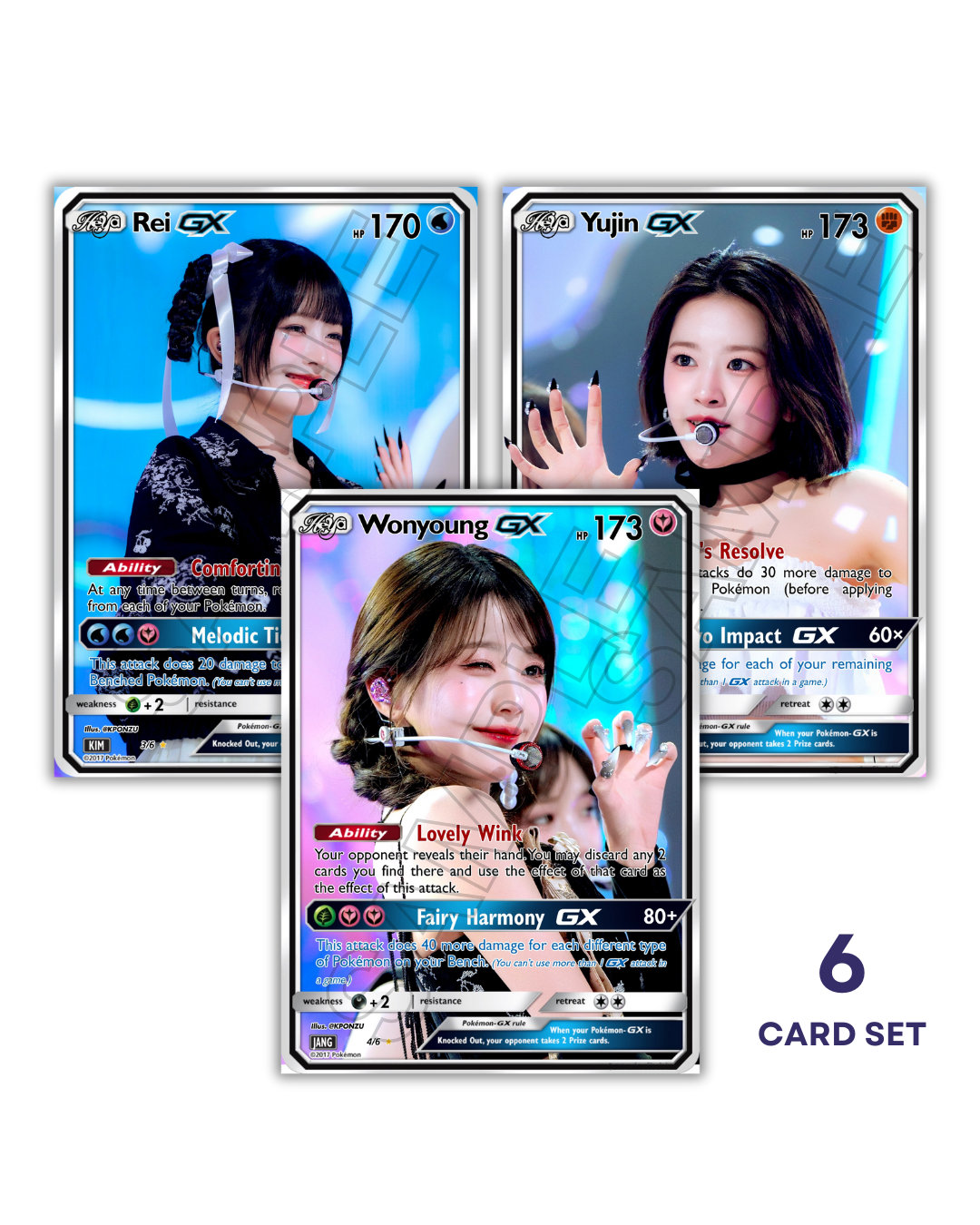 IVE Holographic GX KPOP Photocards | 6 CARDS