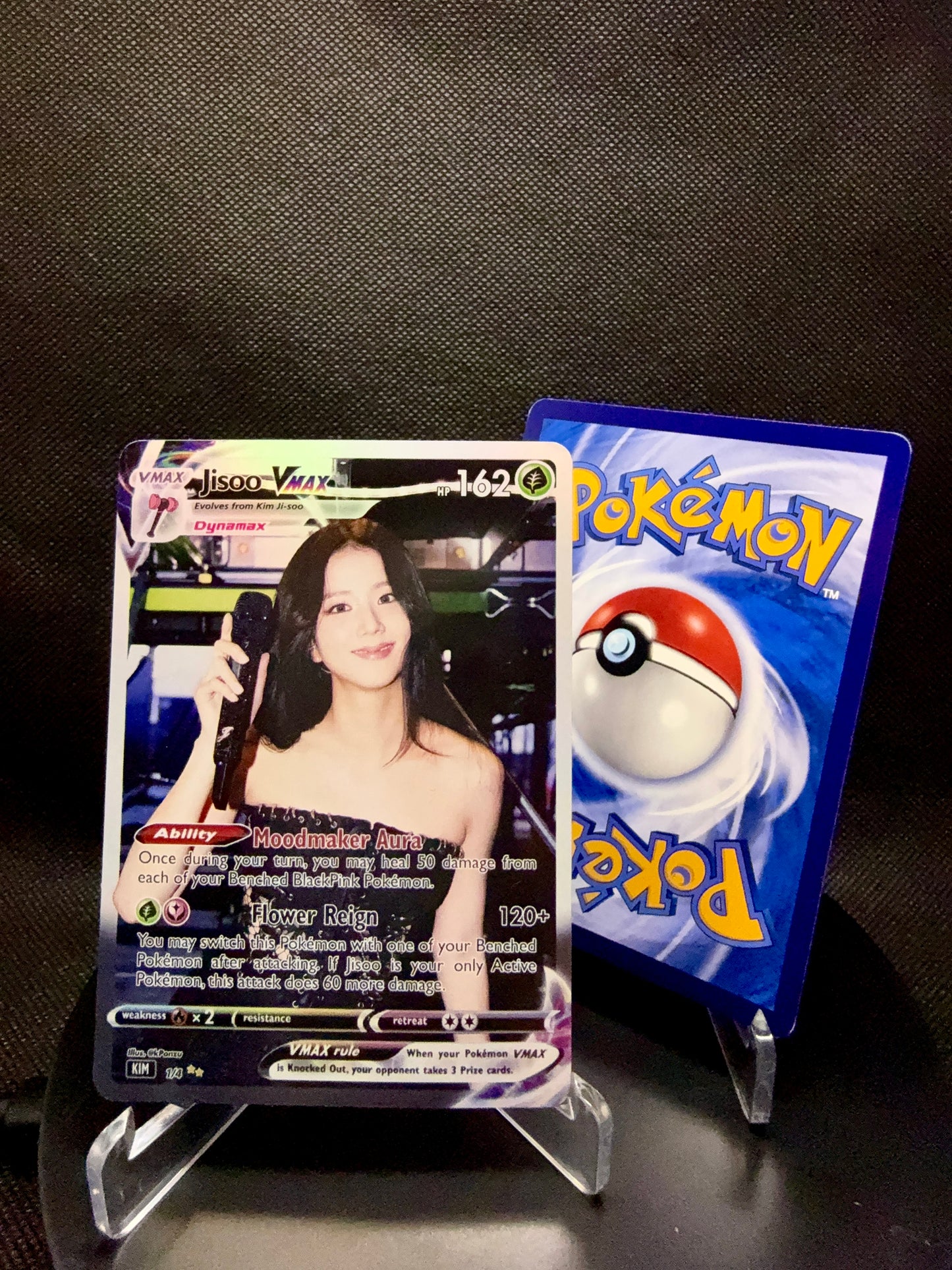 BLACKPINK Holographic VMAX KPOP Photocards | 4 CARDS