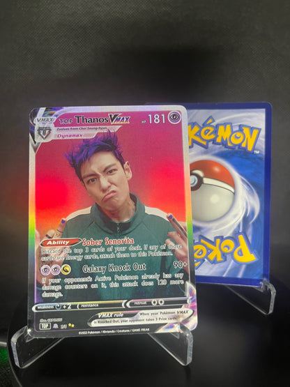 Squid Games Fan-made Holographic VMAX Photocard Set