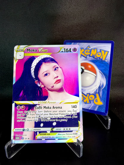 ILLIT Holographic VSTAR KPOP Photocards | All 5 members Fanmade Pokemon Photocard Set