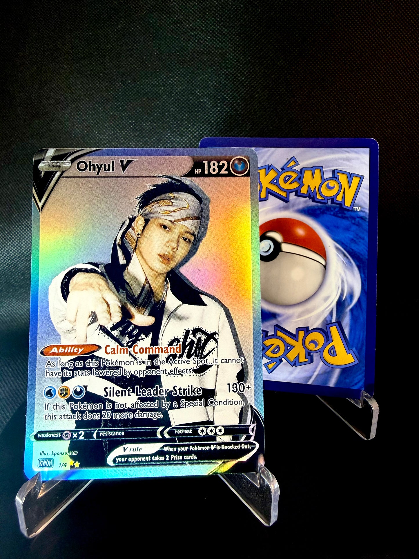 kpop pokemon cards LNGSHOT Holographic KPOP GX Photocards