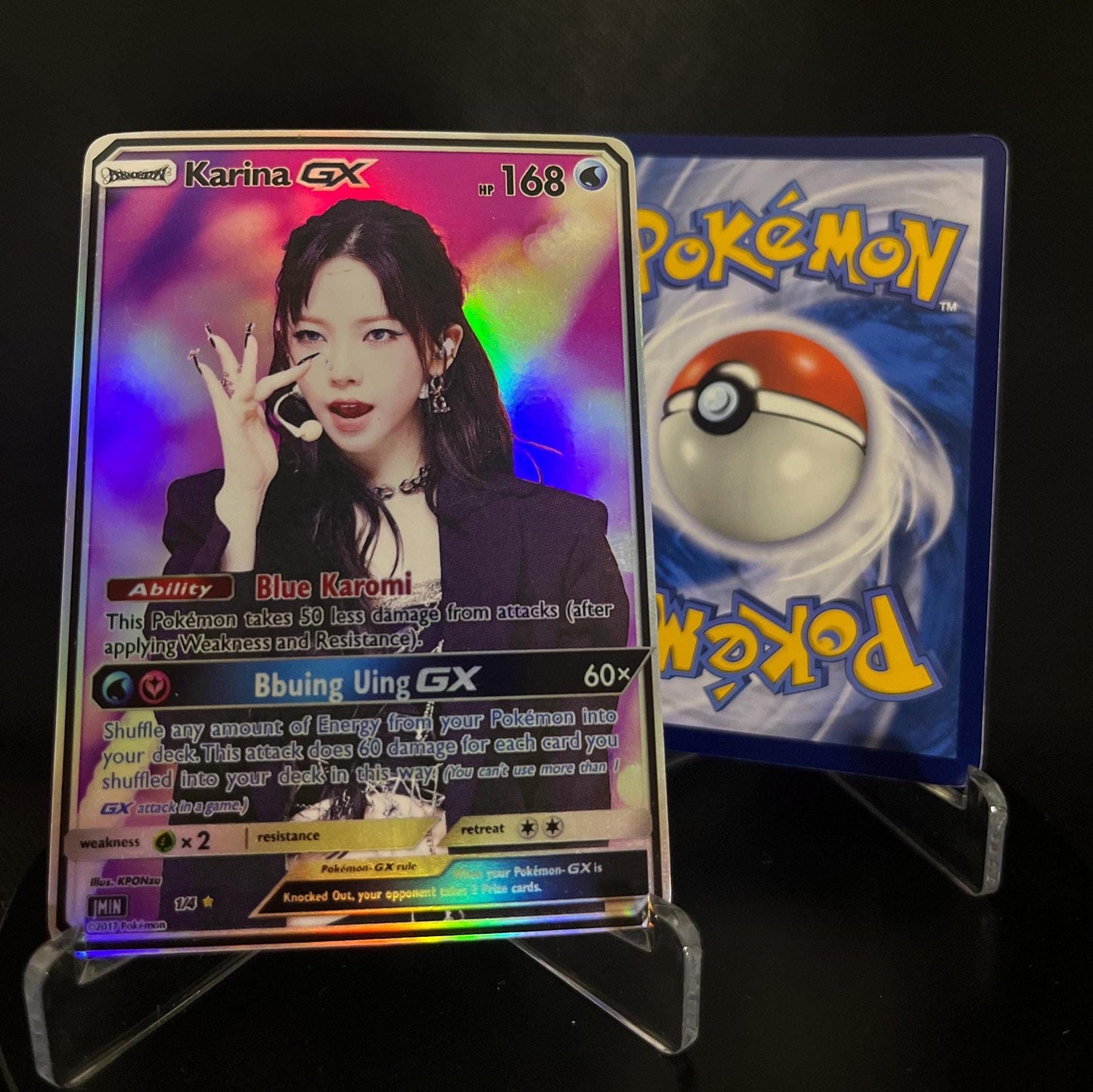 AESPA Armageddon Era Holographic GX KPOP Photocards | 4 CARDS