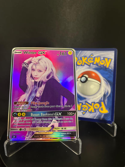 AESPA Armageddon Era Holographic GX KPOP Photocards | 4 CARDS