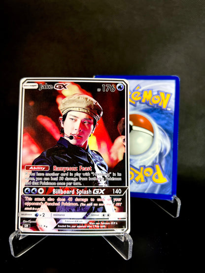 ENHYPEN Bad Desire Era Holographic KPOP GX Photocards | All 7 Members Pokemon Photocards