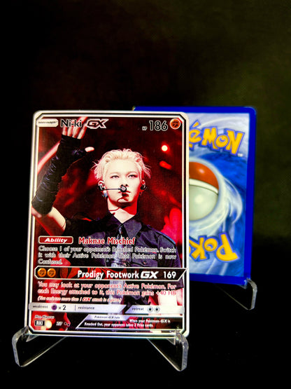 ENHYPEN Bad Desire Era Holographic KPOP GX Photocards | All 7 Members Pokemon Photocards