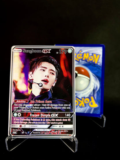 ENHYPEN Bad Desire Era Holographic KPOP GX Photocards | All 7 Members Pokemon Photocards