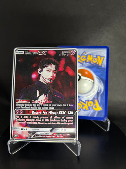 ENHYPEN Bad Desire Era Holographic KPOP GX Photocards | All 7 Members Pokemon Photocards